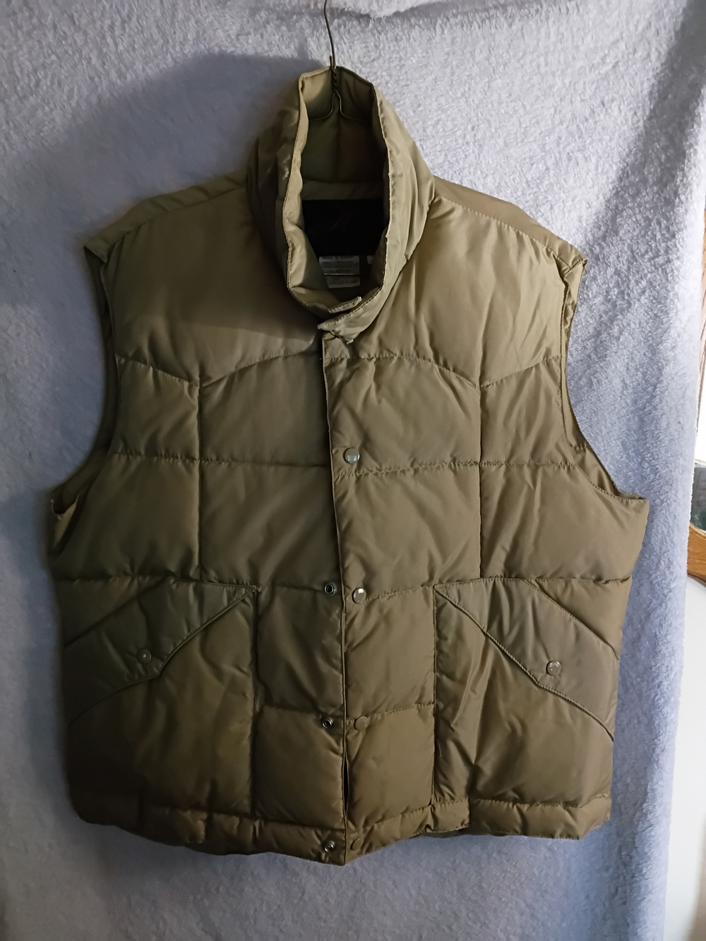 Vintage 1970s Men's Quilted Puffer Vest 70%down